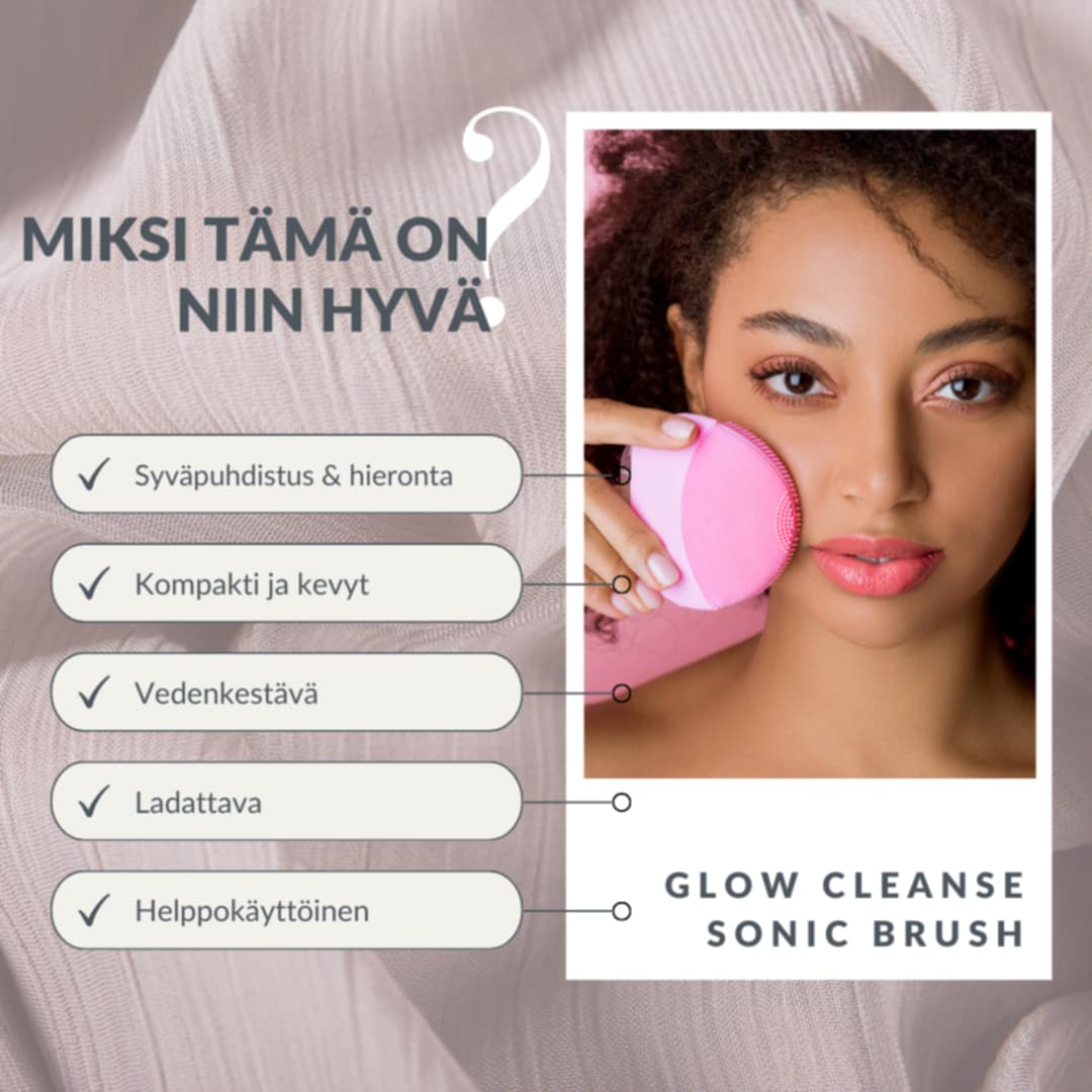 Dermatude Glow Cleanse Sonic Brush -ihonpuhdistusharja